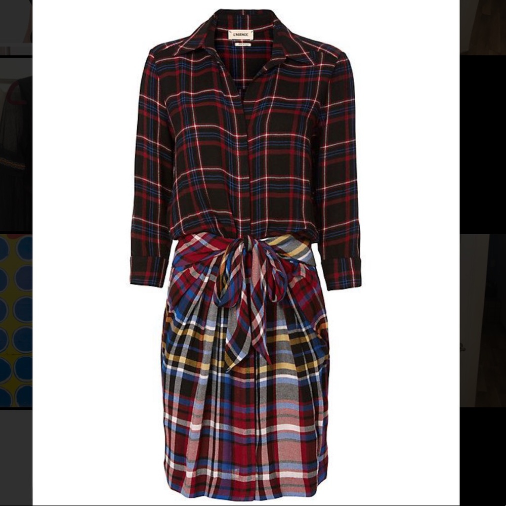 L’agence Kylie Plaid Dress